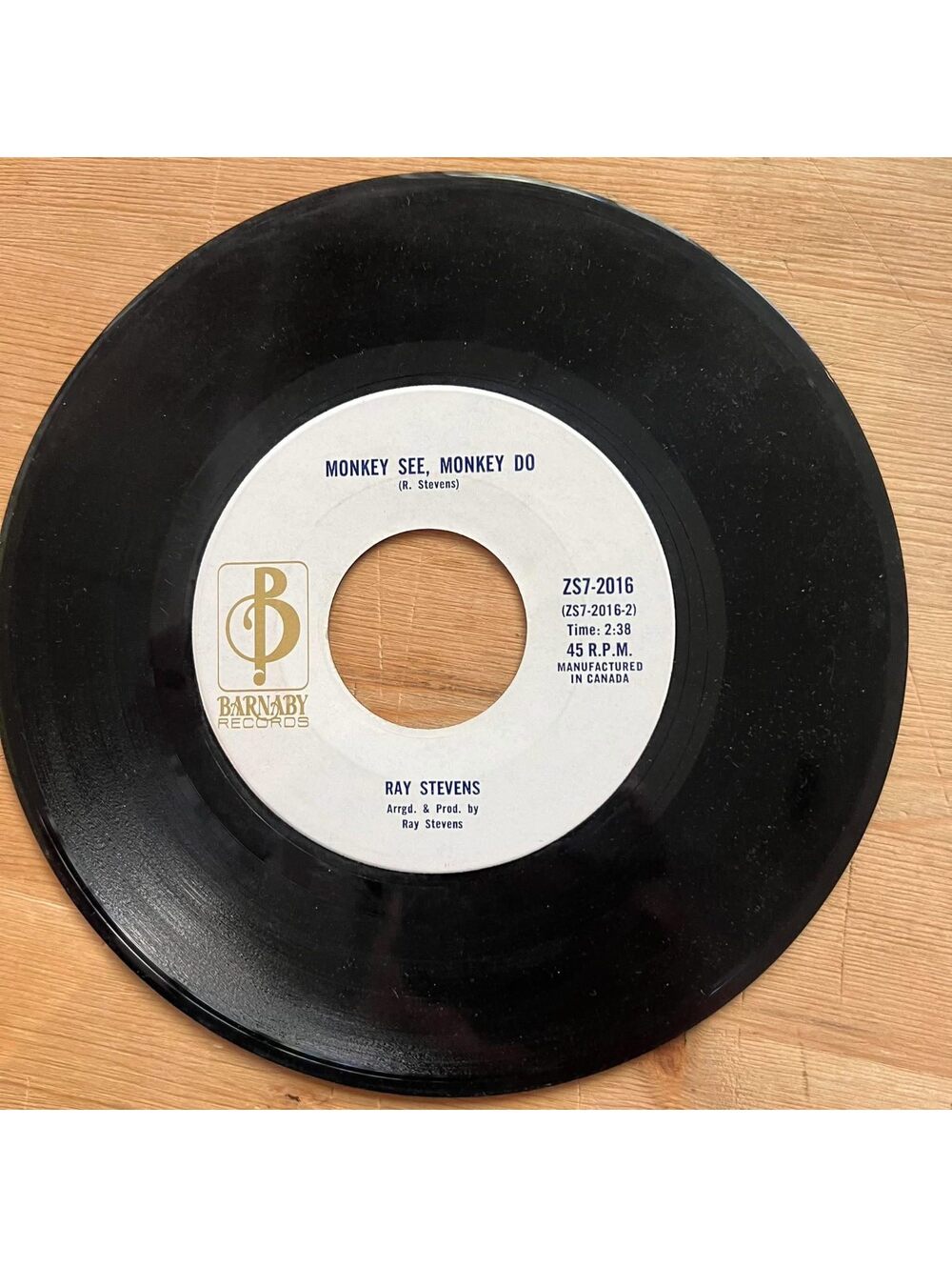 Ray Stevens - Monkey See, Monkey Do/American Communicate with Me 45rpm VG+ R12